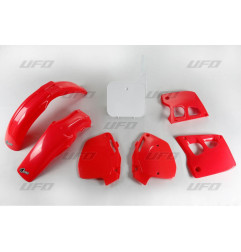 UFO KOMPLET PLASTIKÓW HONDA CR 125 '91-'92, CR 250 '90-'91, KOLOR OEM '92 (CZERWONY/BIAŁY) (HO097E999W)