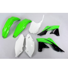 UFO KOMPLET PLASTIKÓW KAWASAKI KXF 250 '13-'16 KOLOR OEM'16 (ZIELONY/BIAŁY/CZARNY)(KA221E999A)