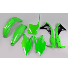 UFO KOMPLET PLASTIKÓW KAWASAKI KXF 250 '18-'20 KOLOR OEM '20 (ZIELONY/CZARNY) (KA225E999K)