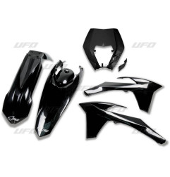 UFO KOMPLET PLASTIKÓW KTM EXC/EXC-F '12-'13 KOLOR CZARNY (KT521E001)