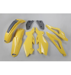 UFO KOMPLET PLASTIKÓW HUSQVARNA TC 125/250 '05-07 KOLOR ŻÓŁTY / SZARY (HU602E103)