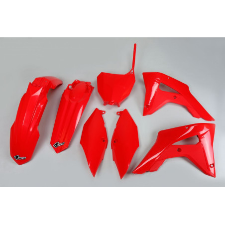 UFO KOMPLET PLASTIKÓW HONDA CRF 250RX '19-21, CRF 450RX '17-20, KOLOR CZERWONY - WYPRZEDAŻ