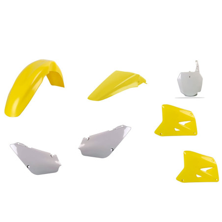 POLISPORT KOMPLET PLASTIKÓW SUZUKI RM 85 '02-'25 KOLOR OEM ŻÓŁTY