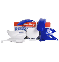 POLISPORT KOMPLET PLASTIKÓW YAMAHA YZ 85 '02-'14 KOLOR NIEBIESKI BIAŁY OEM