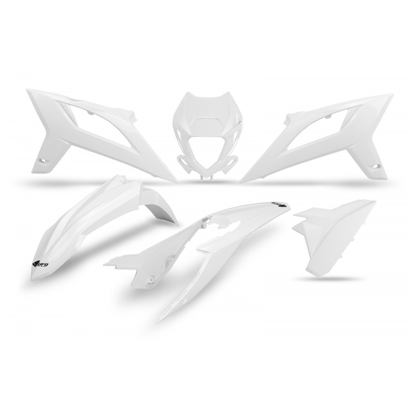 UFO KOMPLET PLASTIKÓW BETA RR 125 / 250 / 300 / 350 / 400 / 450 '20-'22 KOLOR BIAŁY