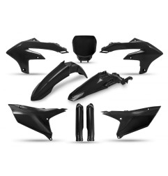 UFO KOMPLET PLASTIKÓW (FULL KIT) Z OSŁONAMI TELESKOPÓW (AMORTYZATORÓW) YAMAHA YZF 250 '24-'26, YZF 450 '23-'25 KOLOR CZARNY
