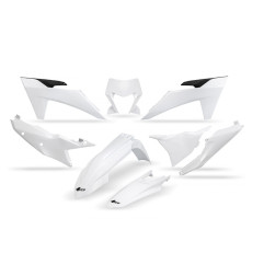 UFO KOMPLET PLASTIKÓW KTM EXC 150 / 250 / 300 TBI '24-'25, EXC-F 250 / 350 / 450 / 500 '24-'25 KOLOR BIAŁY