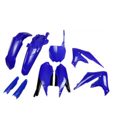UFO KOMPLET PLASTIKÓW (FULL KIT) Z OSŁONAMI TELESKOPÓW (AMORTYZATORÓW) YAMAHA YZF 250 '19-'23, YZF 450 '18-'22 KOLOR NIEBIESKI