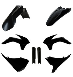 POLISPORT KOMPLET PLASTIKÓW (FULL KIT) KTM EXC/EXC-F '14-'15 W ZESTAWIE OSŁONY AMORTYZATORÓW (8398500003) KOLOR CZARNY