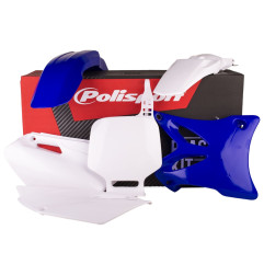 POLISPORT KOMPLET PLASTIKÓW YAMAHA YZ 85 '02-'14 KOLOR NIEBIESKI BIAŁY