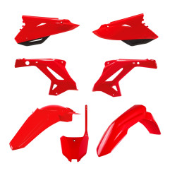 POLISPORT KOMPLET PLASTIKÓW HONDA CR 125/250 '02-'07 (RESTYLING NA MODEL 2022) KOLOR OEM (CZERWONO CZARNY)
