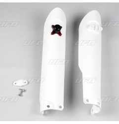 UFO OSŁONY TELESKOPÓW ( AMORTYZATORÓW ) PRZEDNICH KTM SX / SX-F '15-'22, Z BLOKADĄ KOLOR BIAŁY - ZASTĘPUJE GG07136041
