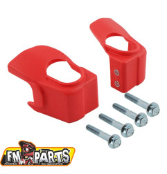 FM-PARTS OSŁONA DOLNEJ CZĘŚCI AMORTYZATORA PRZÓD (Z ZESTAWEM MONTAŻOWYM) BETA RR/X-TRAINER KOLOR CZERWONY