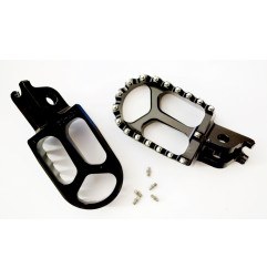 JR WYPRZEDAŻ PODNÓŻKI PEGI ALUMINIOWE KAWASAKI KXF250 '06-'14, KXF450 '07-'14 KOLOR CZARNY (2SZT)