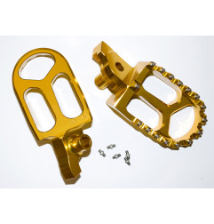 JR WYPRZEDAŻ PODNÓŻKI PEGI ALUMINIOWE SUZUKI RMZ 250 '07-'09, RMZ 450 '05-'07 KOLOR ZŁOTY (2SZT)