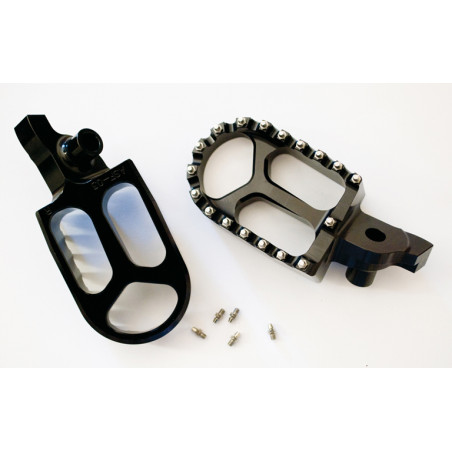 JR WYPRZEDAŻ PODNÓŻKI PEGI ALUMINIOWE SUZUKI RMZ 250 '07-'09, RMZ 450 '05-'07 KOLOR CZARNY (2SZT)