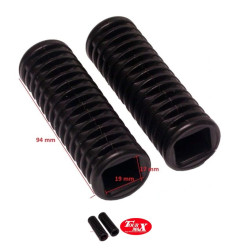 TOURMAX GUMY PODNÓŻKÓW PASAŻERA HONDA VT 125/600/750, VTX 1300 (KOMPLET 2 SZT.) (MADE IN JAPAN)