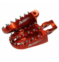 ACCEL PODNÓŻKI KTM EXC/EXCF 250/300/350/450/500 '17-20 KOLOR POMARAŃCZOWY (KPL. 2 SZT)