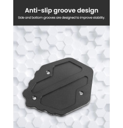 LOBOO Nakładka na stopkę boczną, aluminiowa do BMW R1200/1250GS ADV