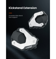 LOBOO Nakładka na stopkę boczną, aluminiowa do KTM690, KTM790 Adventure, KTM790 Adventure R, KTM890 Adventure R, KTM1050, KTM119