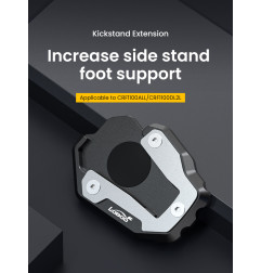 LOBOO Nakładka na stopkę boczną, aluminiowa do HONDA CRF1100 ALL/CRF1100DL2L(ADV)