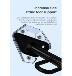 LOBOO Nakładka poszerzajaca na stopkę boczną, aluminiowa do SUZUKI DL650