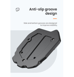 LOBOO Nakładka na stopkę boczną, aluminiowa do SUZUKI V-Strom 1050/XT, V-Strom 1000/XT, SUZUKI GSX-S 1000F, SUZUKI GSX-S 750, SU