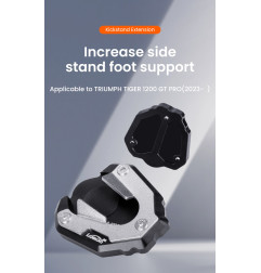LOBOO Nakładka na stopkę boczną, aluminiowa do Triumph Tiger1200 GT PRO (2023-)
