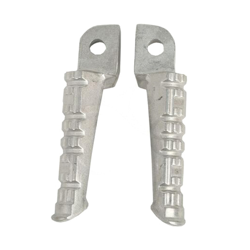 BIKETEC PARTS ZESTAW PODNÓŻKÓW (PODNÓŻKI) HYOSUNG GT 250R '04-17, GT 650R '04-17 KOLOR SREBRNY