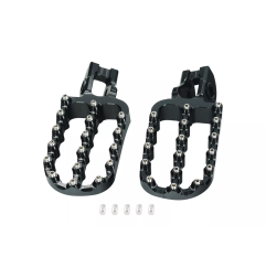 Podnóżki kierowcy kute CNC HLP KTM EXC-F 350 500 17-23 czarne