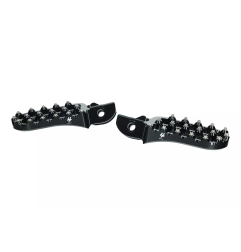 Podnóżki kierowcy kute CNC HLP KTM EXC-F 350 500 17-23 czarne