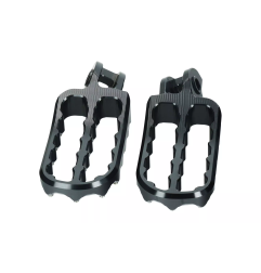 Podnóżki kierowcy kute CNC HLP KTM EXC-F 350 500 17-23 czarne