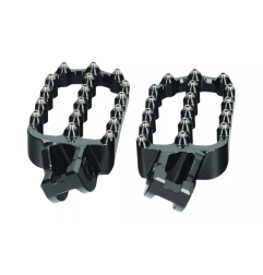 Podnóżki kierowcy kute CNC HLP KTM EXC-F 350 500 17-23 czarne