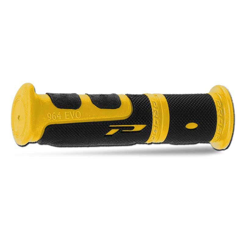 PROGRIP MANETKI PG964 ATV / JET SKI / MTB (22+22MM, DŁ. 120 MM) KOLOR ŻÓŁTY/CZARNY (964-202) (PG964/1)