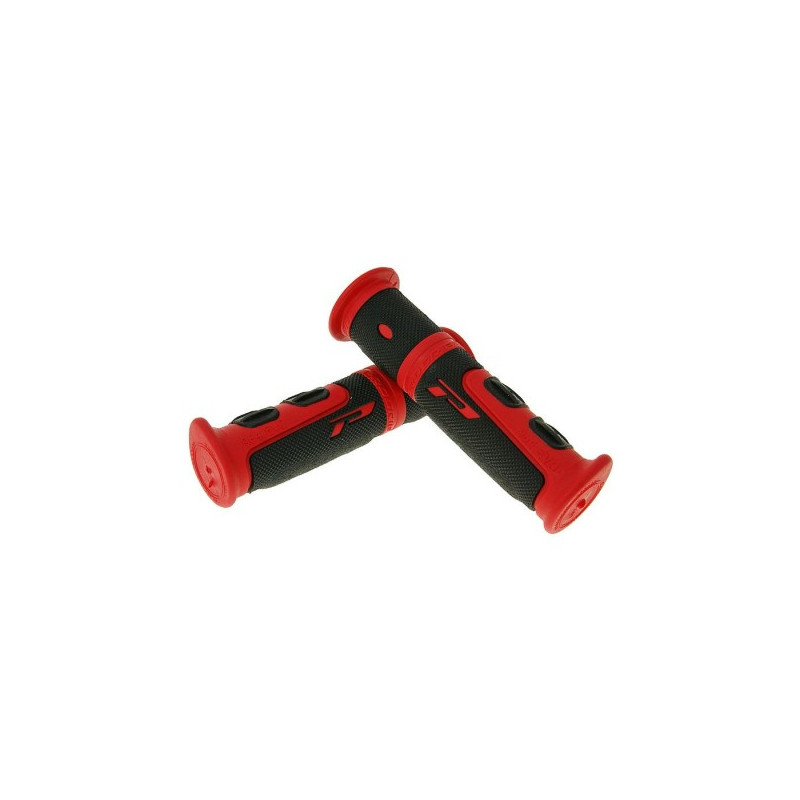 PROGRIP MANETKI PG964 ATV / JET SKI / MTB (22+22MM, DŁ. 120 MM) KOLOR CZERWONY/CZARNY (964-149) (PG964/3)