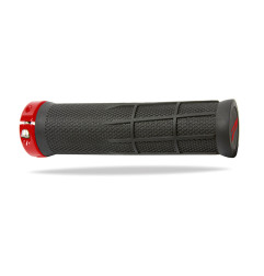 PROGRIP MANETKI PG995 ATV / JET SKI / MTB (22+22MM, DŁ. 130MM) KOLOR CZARNY Z CZERWONĄ BLOKADĄ LOCK-ON (995-357) (995-107)