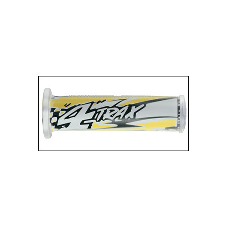 HARRI'S WYPRZEDAŻ MANETKI 01698-4T QUAD 4TRAX (120 MM/22 MM) BEZ OTWORU KOLOR ŻÓŁTY/CZARNY/BIAŁY