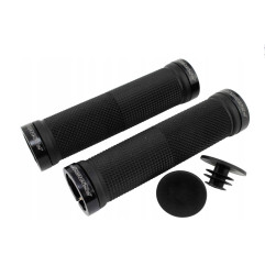 PROGRIP MANETKI PG999 ATV / JET SKI / MTB (22+22MM, DŁ. 120MM) KOLOR CZARNY Z CZARNĄ BLOKADĄ LOCK-ON (999-102)
