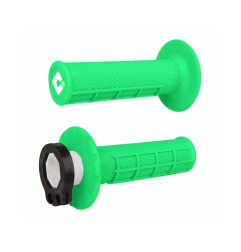 ODI MANETKI OFF ROAD HALF WAFFLE MX V2 LOCK-ON GRIP KOLOR FLUO ZIELONE