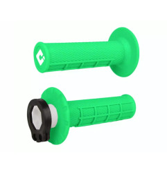 ODI MANETKI OFF ROAD HALF WAFFLE MX V2 LOCK-ON GRIP KOLOR FLUO ZIELONE