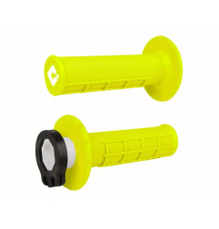 ODI MANETKI OFF ROAD HALF WAFFLE MX V2 LOCK-ON GRIP KOLOR FLUO ŻÓŁTY