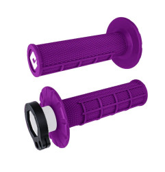ODI MANETKI OFF ROAD HALF WAFFLE MX V2 LOCK-ON GRIP KOLOR PURPUROWY