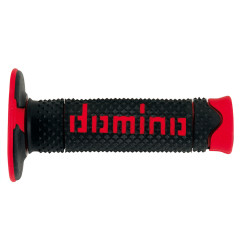 DOMINO MANETKI (GRIPY) OFF ROAD PYRAMID DWUSKŁADNIKOWE KOLOR CZARNY/CZERWONY
