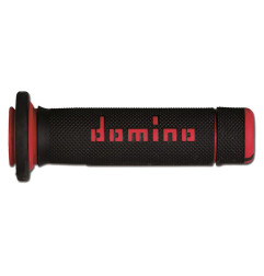 DOMINO MANETKI (GRIPY) ATV/QUAD DWUSKŁADNIKOWE KOLOR CZARNY/CZERWONY