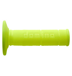 DOMINO MANETKI (GRIPY) OFF ROAD JEDNOSKŁADNIKOWE ULTRA SOFT (22+25MM, DŁ.120/123MM) BEZ OTWORU KOLOR ŻÓŁTY FLUO