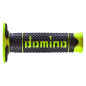 DOMINO MANETKI (GRIPY) OFF ROAD PYRAMID DWUSKŁADNIKOWE KOLOR CZARNY/ŻÓŁTY FLUO