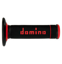 DOMINO MANETKI (GRIPY) OFF ROAD X-TREME DWUSKŁADNIKOWE KOLOR CZARNY/CZERWONY