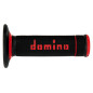 DOMINO MANETKI (GRIPY) OFF ROAD X-TREME DWUSKŁADNIKOWE KOLOR CZARNY/CZERWONY