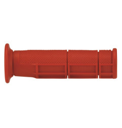DOMINO MANETKI (GRIPY) ATV/QUAD DOMINO STYLE (22+22MM, DŁ.125MM) BEZ OTWORU CZERWONY