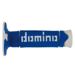 DOMINO MANETKI (GRIPY) OFF ROAD PYRAMID (A260) DWUSKŁADNIKOWE KOLOR NIEBIESKI/BIAŁY